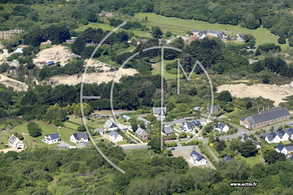 Photo arienne de Perros-Guirec (Mez Gouez)