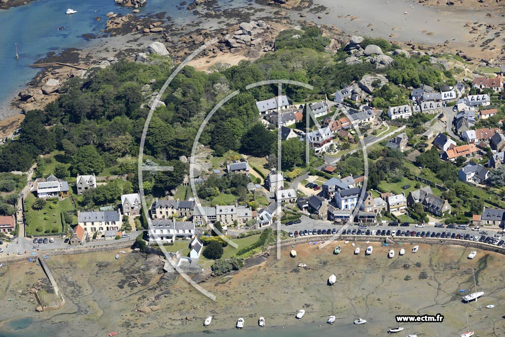 Photo arienne de Perros-Guirec (Ploumanac'H)