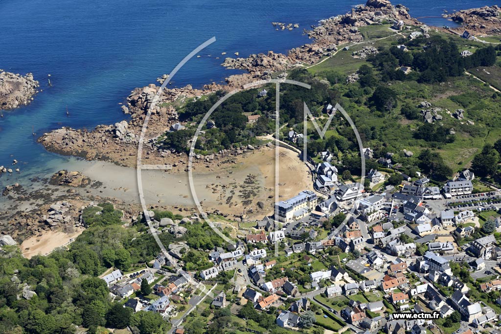 Photo arienne de Perros-Guirec (Ploumanac'H)