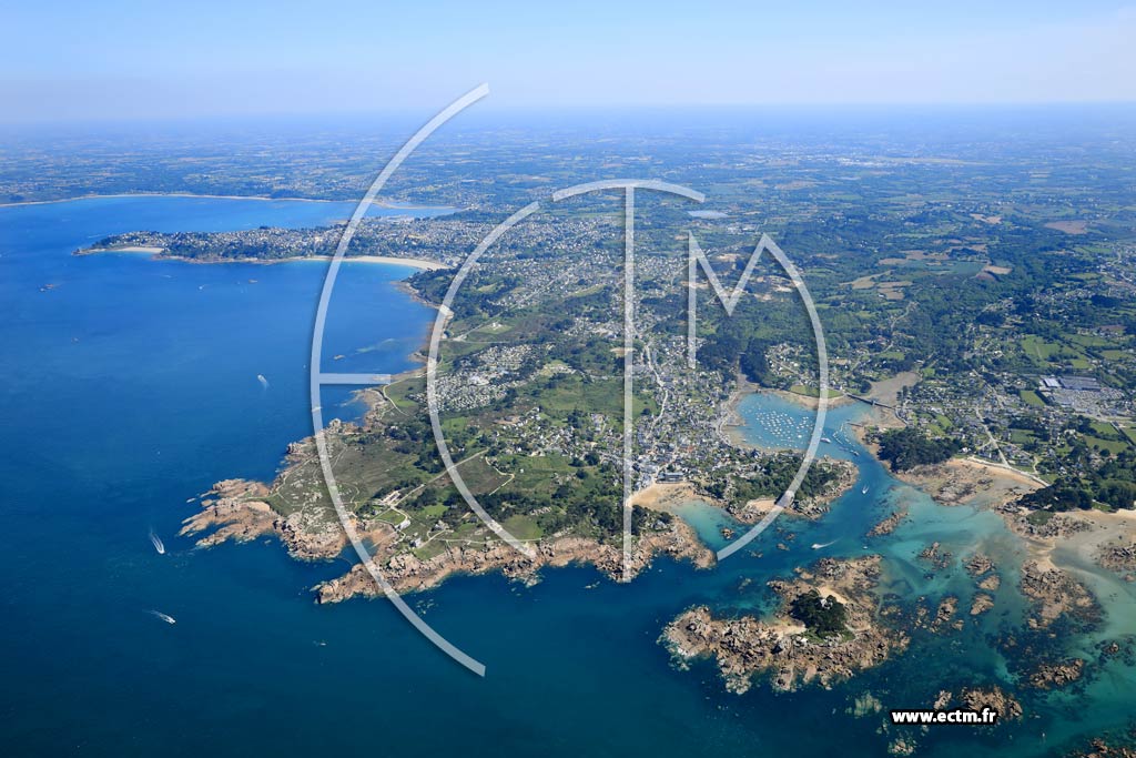 Photo arienne de Perros-Guirec (Saint-Guirec)