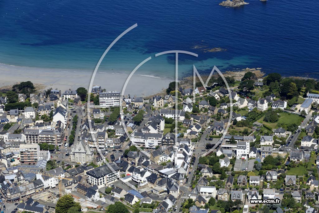 Photo arienne de Perros-Guirec (Trestraou)