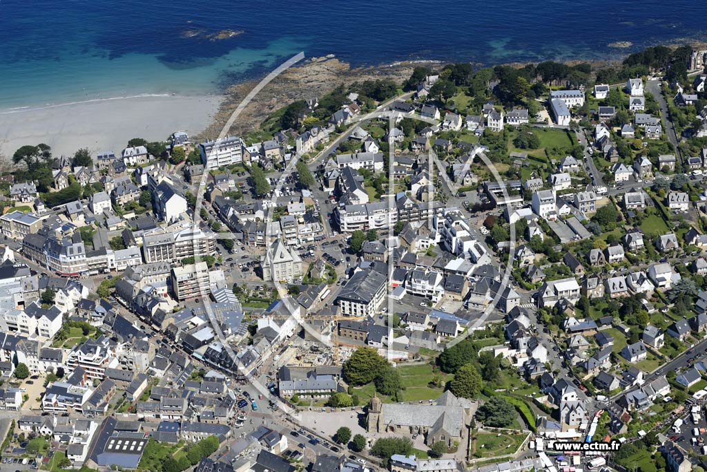 Photo arienne de Perros-Guirec (Trestraou)