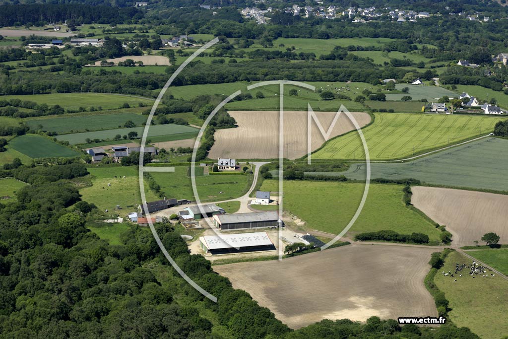 Photo arienne de Ploumilliau (Kerangoulaz)