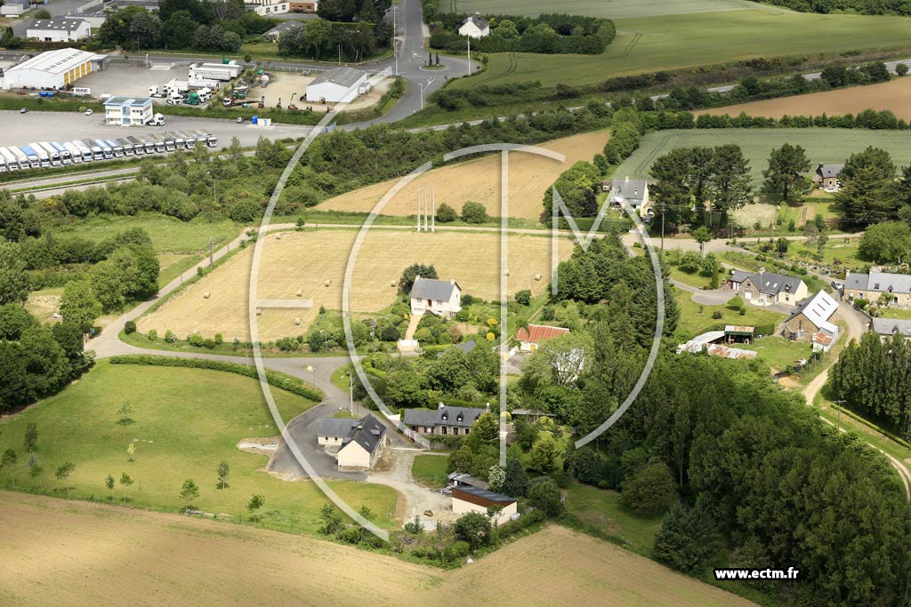 Photo arienne de Loudac (Kersuguet)