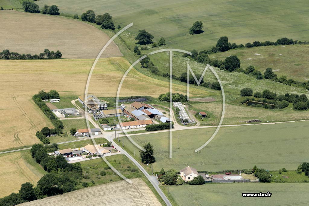 Photo arienne de Chauv (le Moulin des Rondrais)