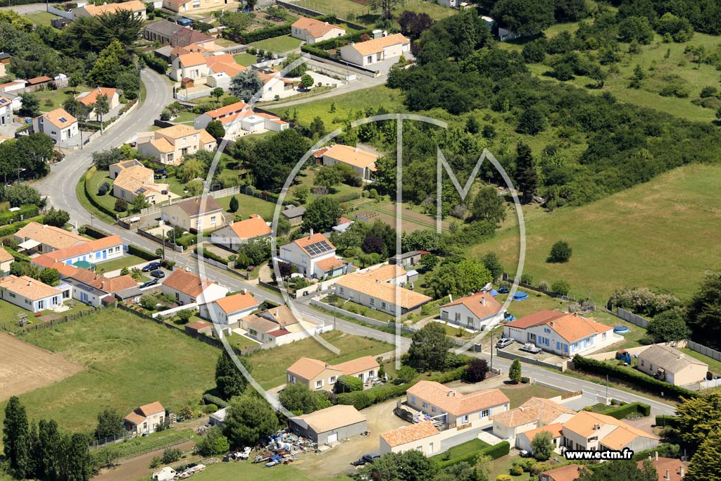 Photo arienne de La Plaine-sur-Mer (Bernier)