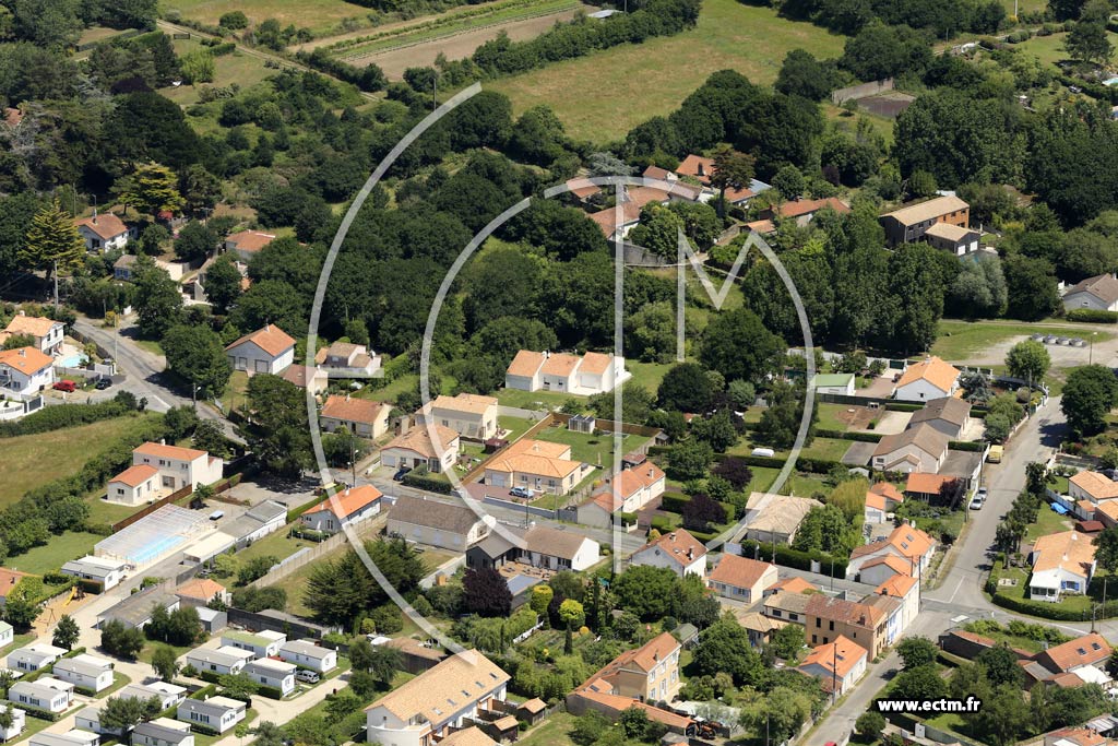 Photo arienne de La Plaine-sur-Mer (Bernier)