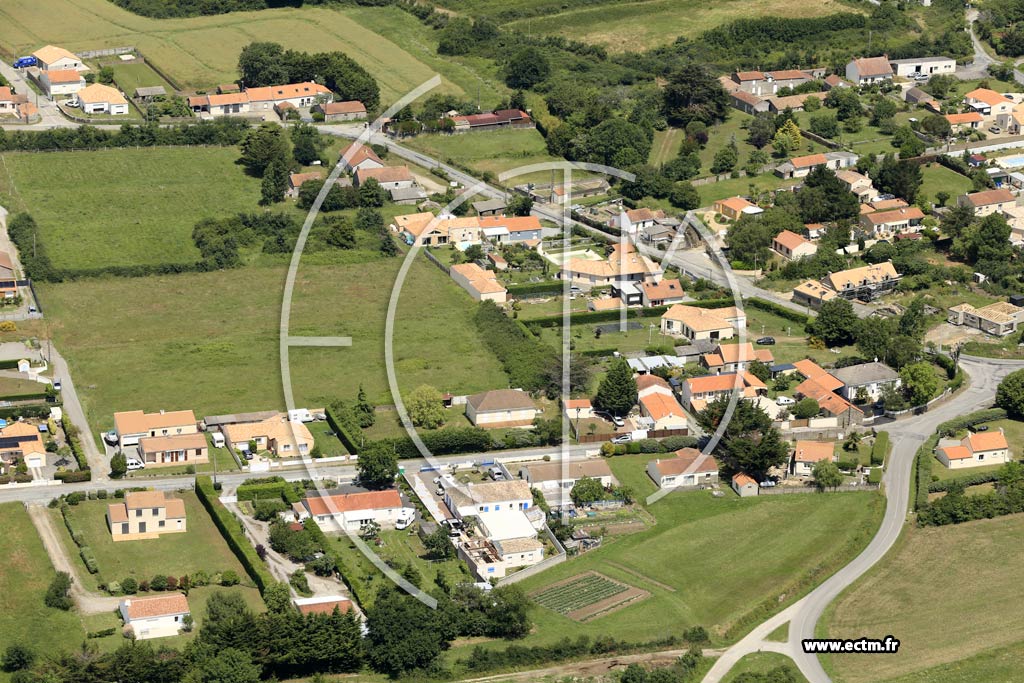 Photo arienne de La Plaine-sur-Mer (la Masure)