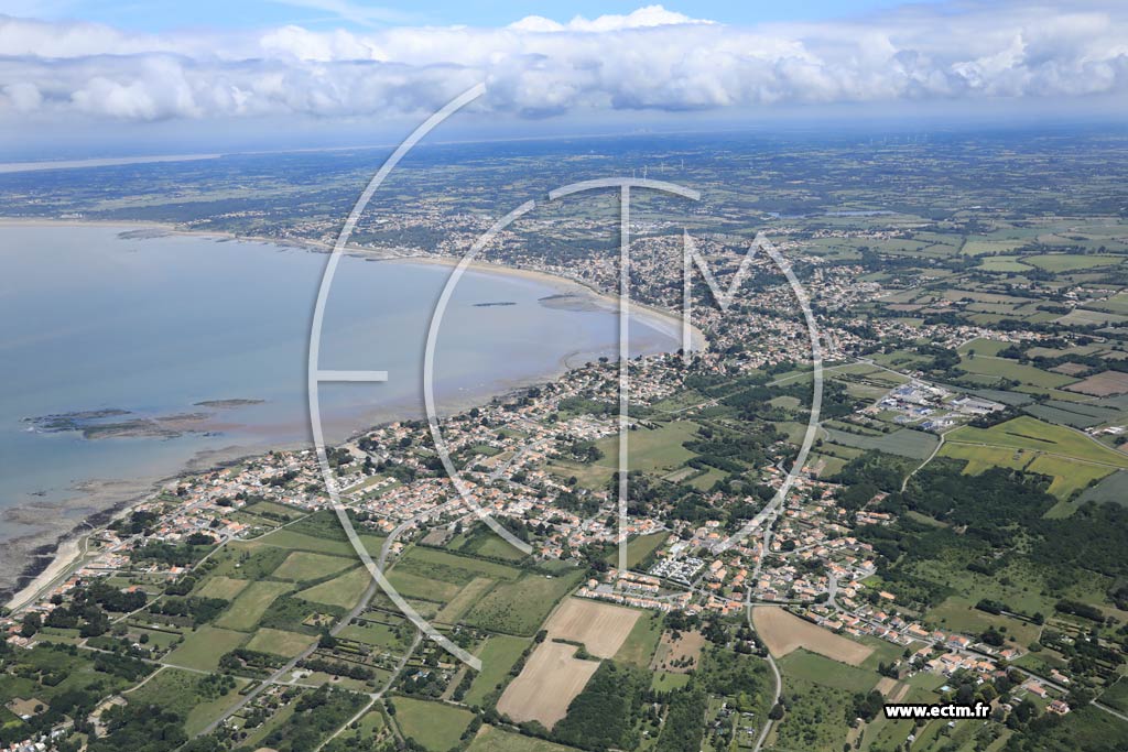 Photo arienne de La Plaine-sur-Mer (la Valle)