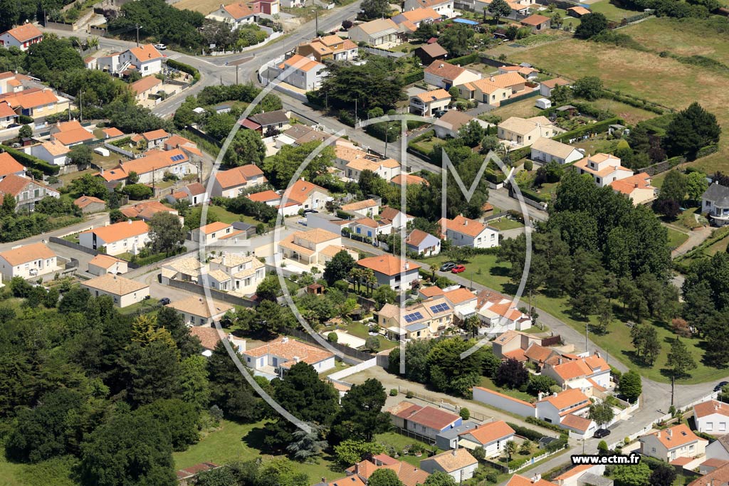 Photo arienne de La Plaine-sur-Mer (la Valle)