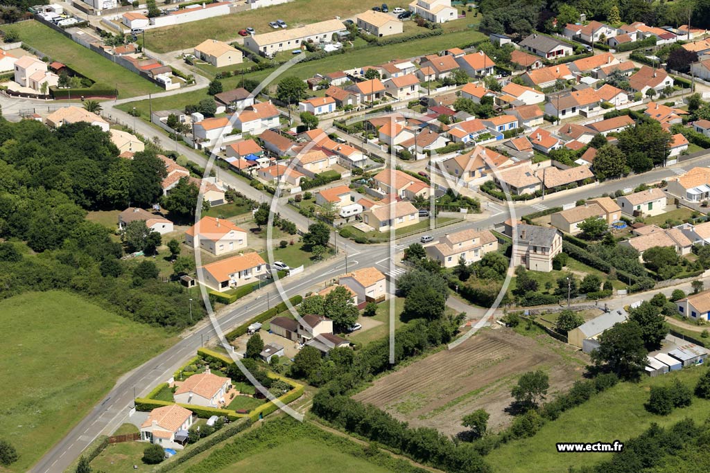 Photo arienne de La Plaine-sur-Mer (la Valle)