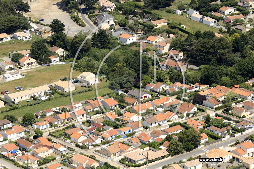 Photo arienne de La Plaine-sur-Mer (la Valle)