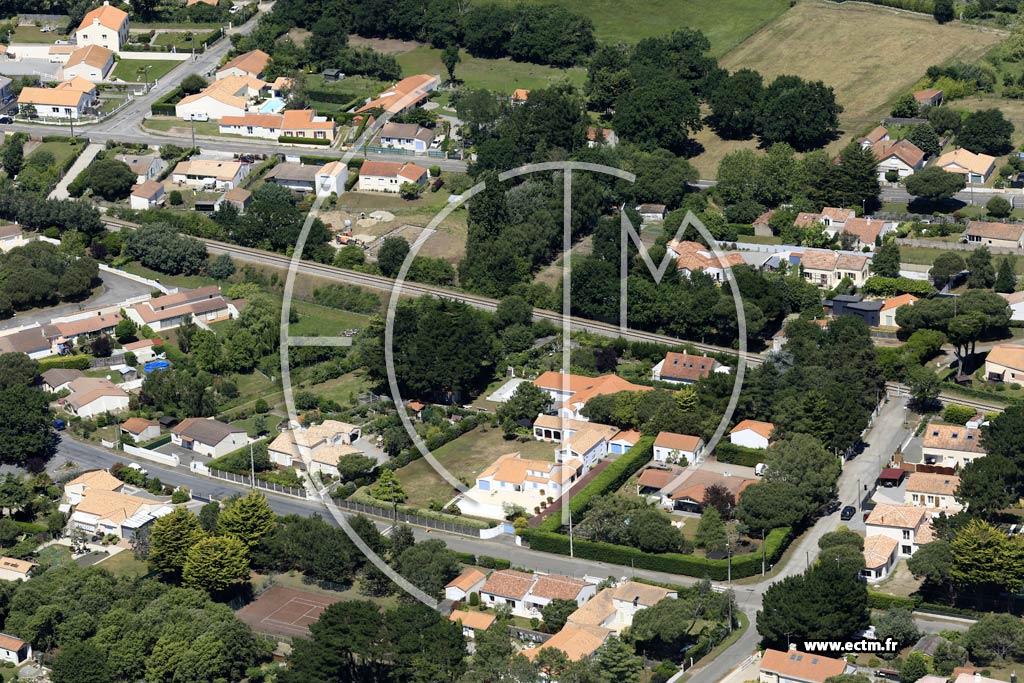 Photo arienne de Les Moutiers-en-Retz