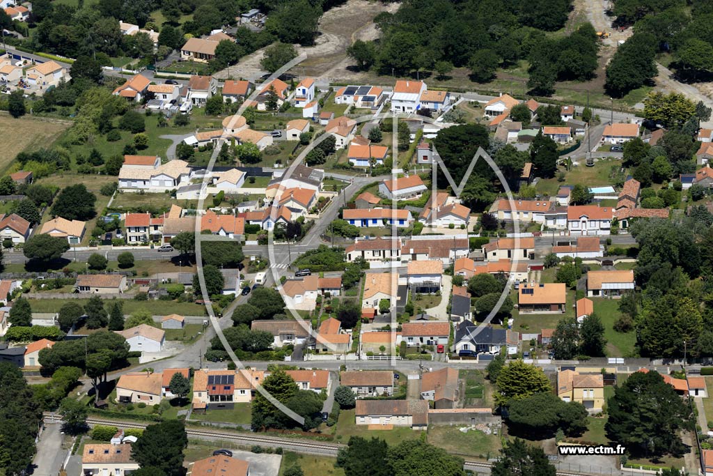Photo arienne de Les Moutiers-en-Retz