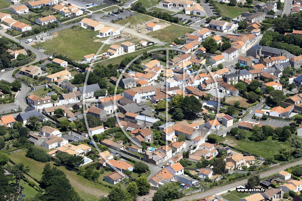 Photo arienne de Les Moutiers-en-Retz