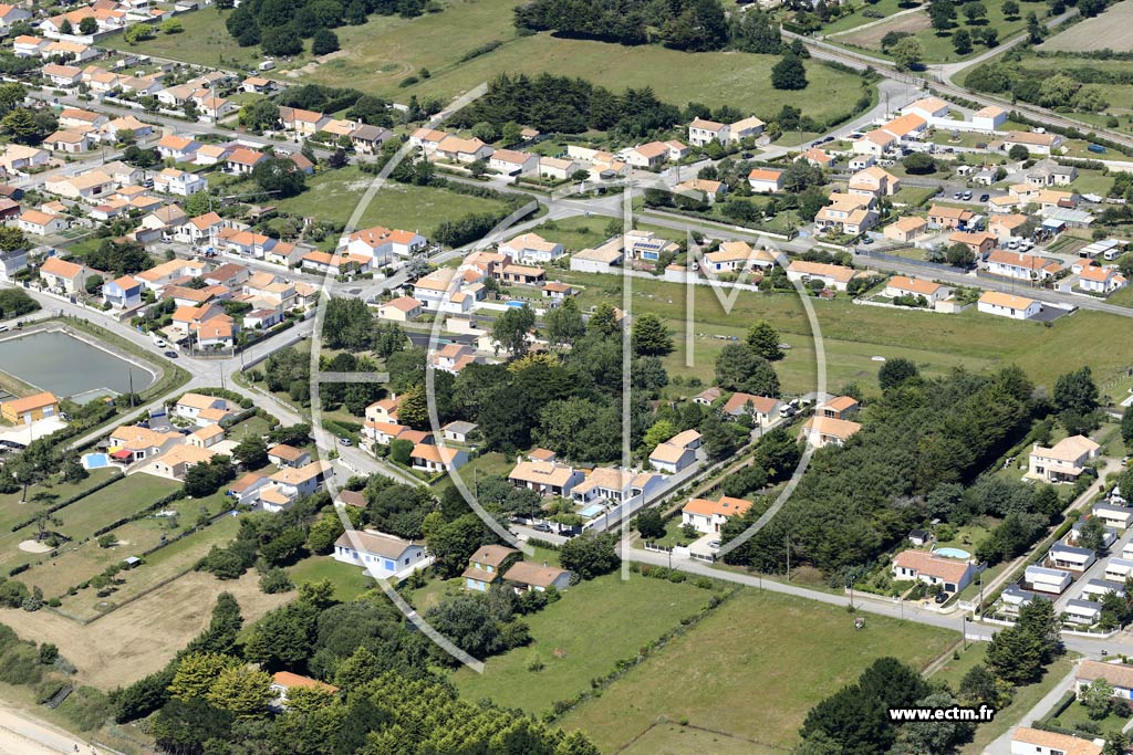 Photo arienne de Les Moutiers-en-Retz