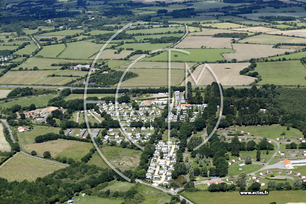 Photo arienne de Les Moutiers-en-Retz (le Bois des Trans)