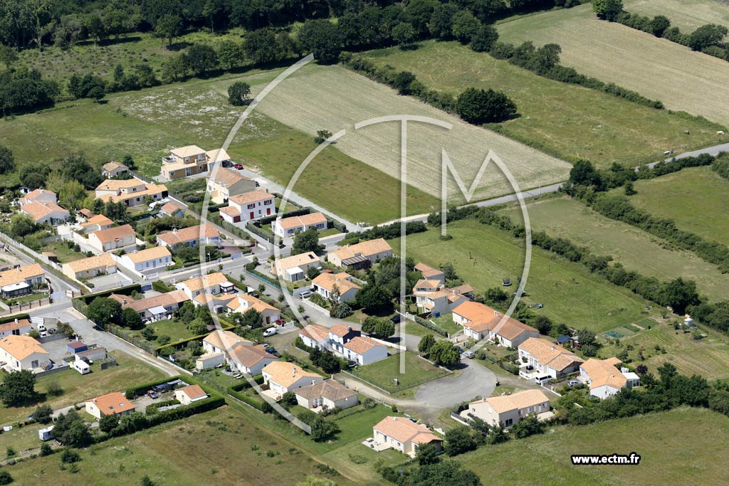 Photo arienne de Les Moutiers-en-Retz (Prigny)