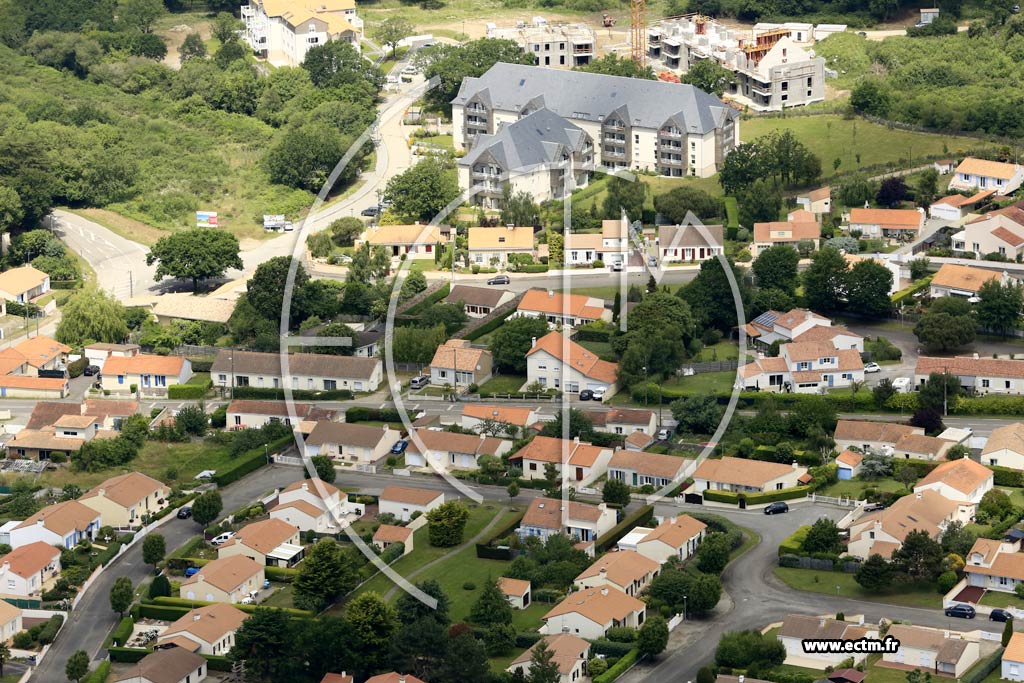 Photo arienne de Pornic (la Birochre)