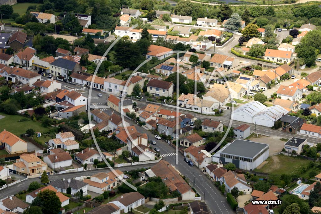 Photo arienne de Pornic (la Birochre)