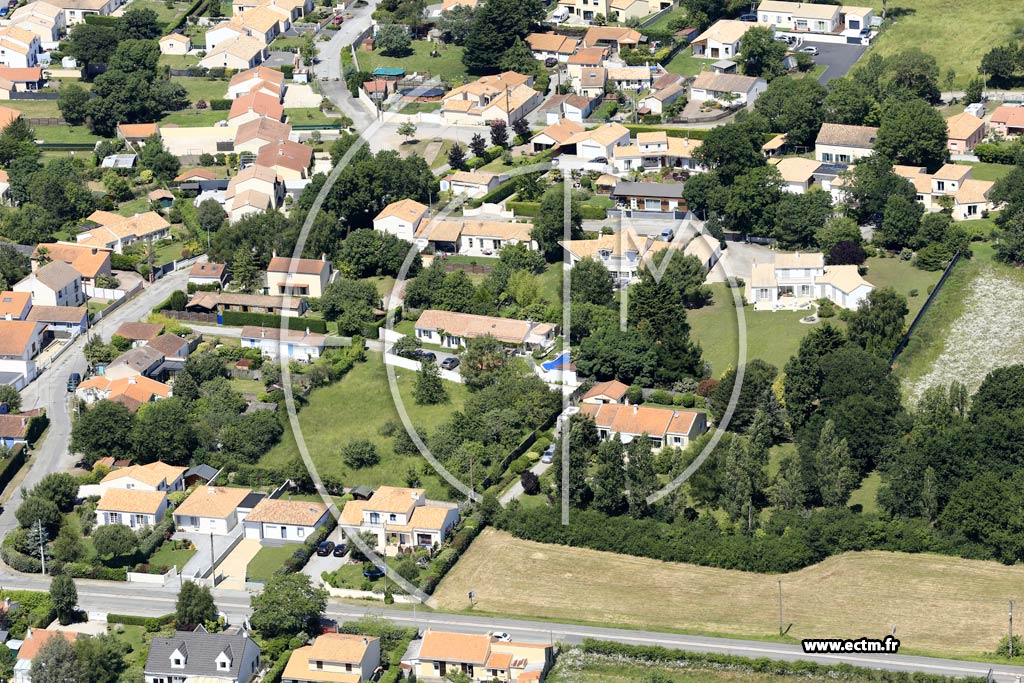 Photo arienne de Pornic (la Fontaine aux Bretons)