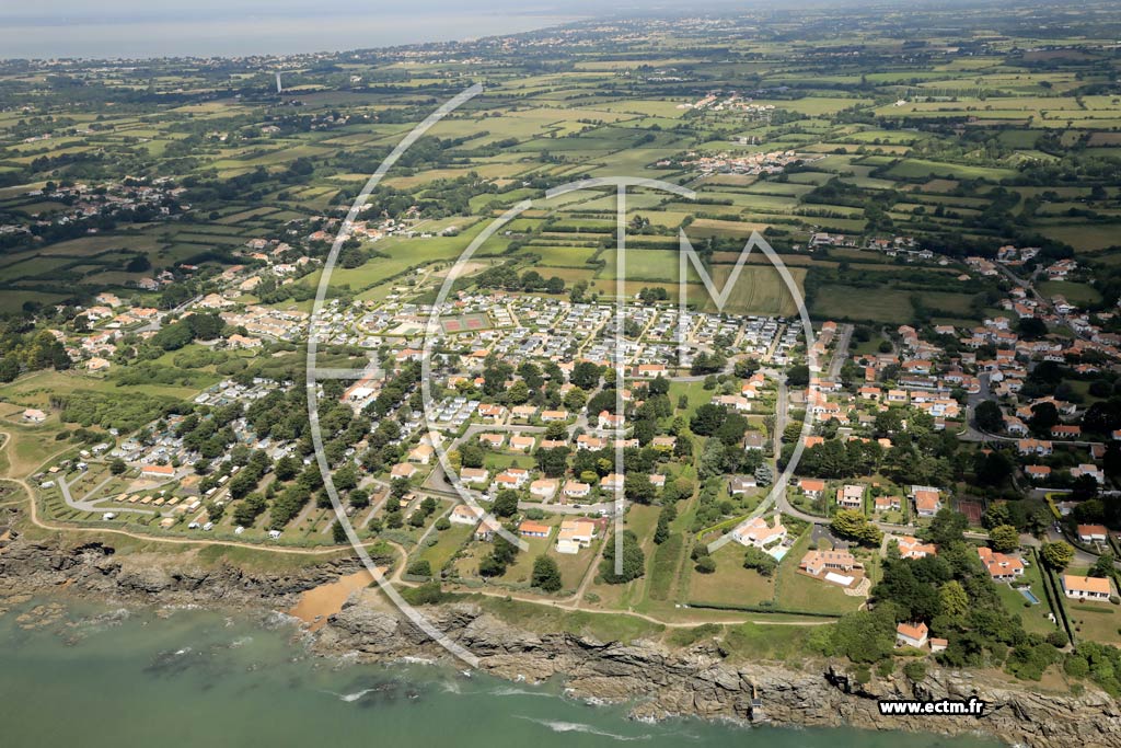 Photo arienne de Pornic (la Madrague)