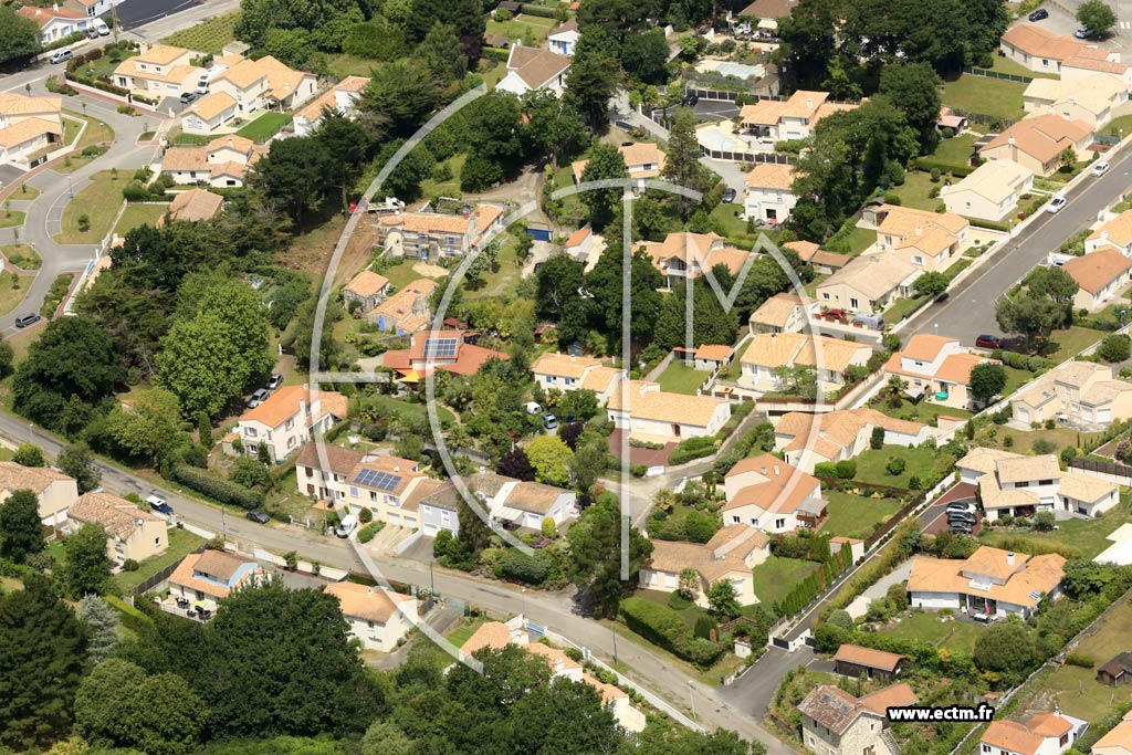 Photo arienne de Pornic (le Sandier)
