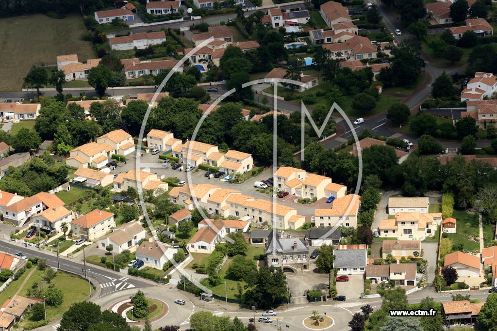 Photo arienne de Pornic (le Sandier)