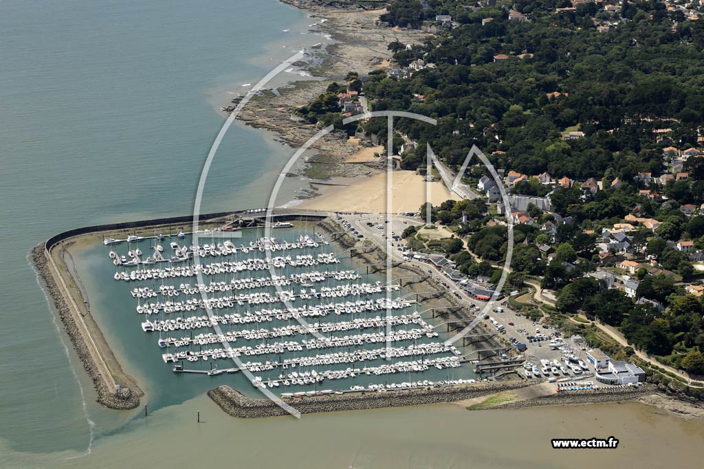 Photo arienne de Pornic (Port de la Noveillard)