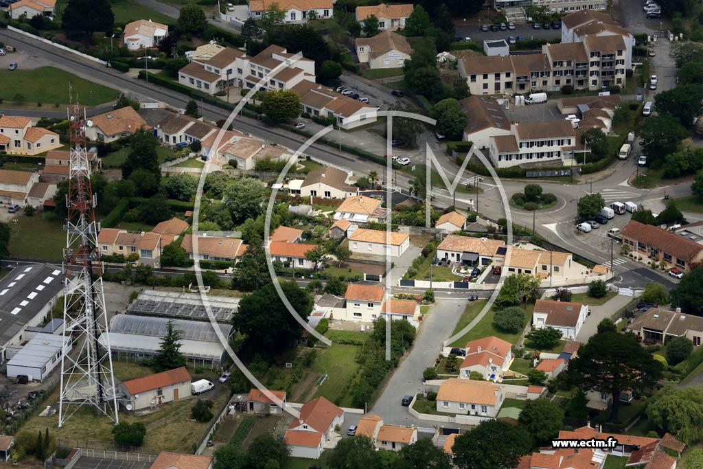 Photo arienne de Pornic (Terre Jarries)