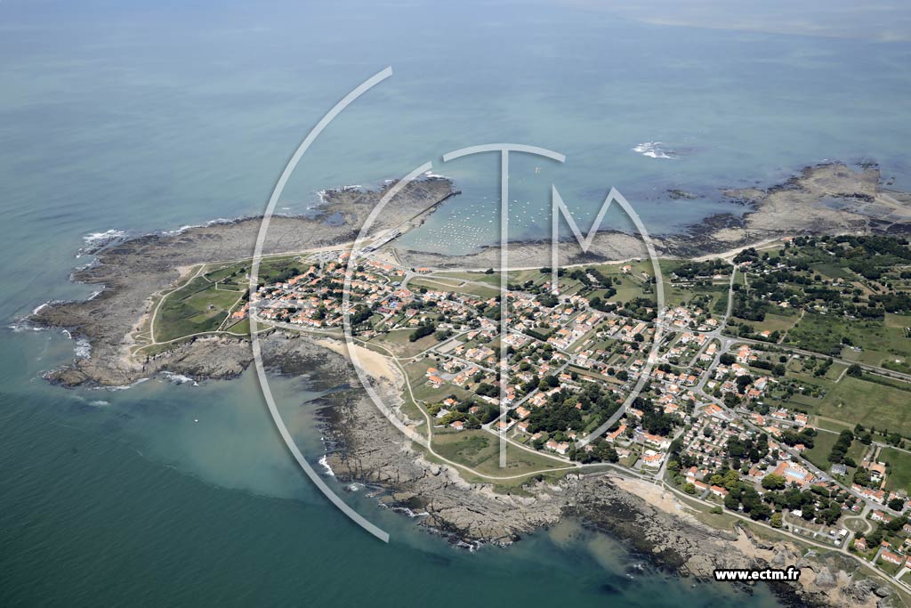 Photo arienne de Prfailles (la Raise - la Pointe Saint-Gildas)
