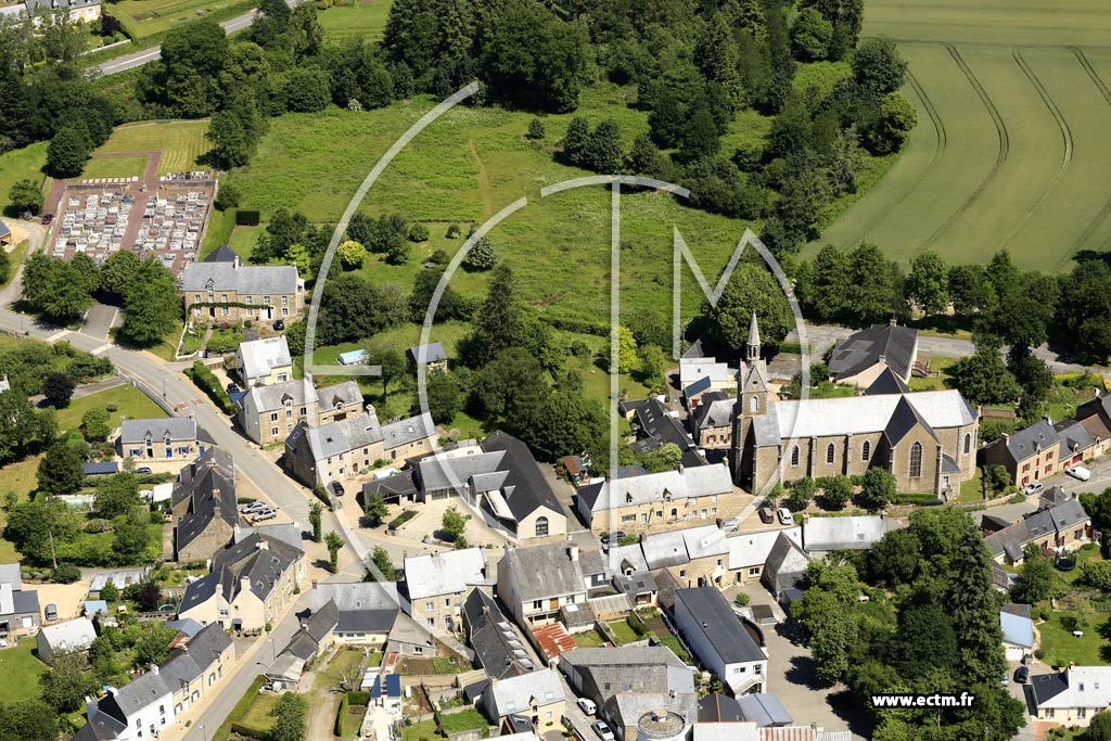 Photo arienne de Saint-Guyomard