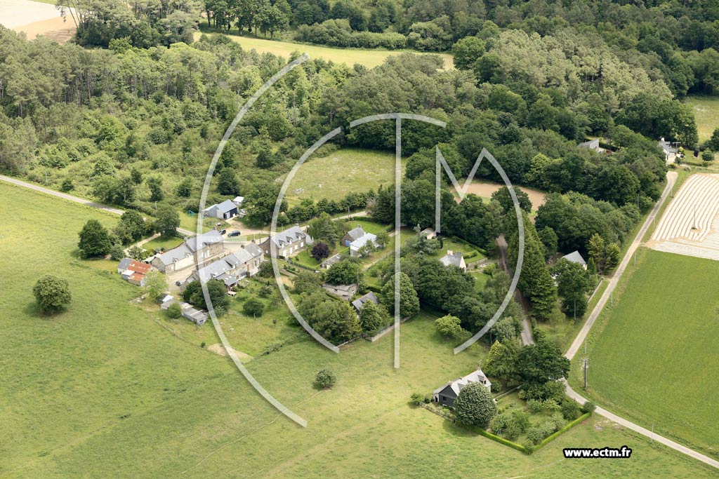 Photo arienne de Saint-Martin-sur-Oust (les Gaudines de Haut)