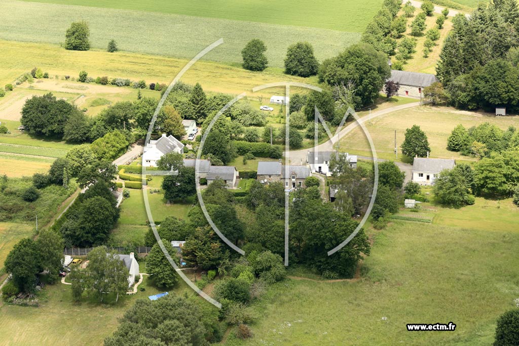 Photo arienne de Saint-Martin-sur-Oust (Saint-Mathurin)