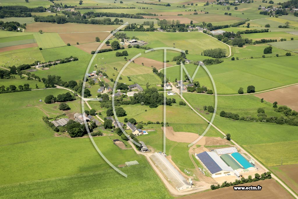 Photo arienne de Srent (la Vieille Ville)
