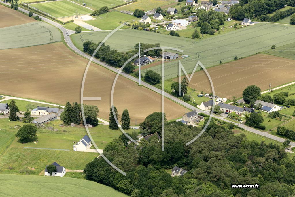 Photo arienne de Srent (le Croizo)