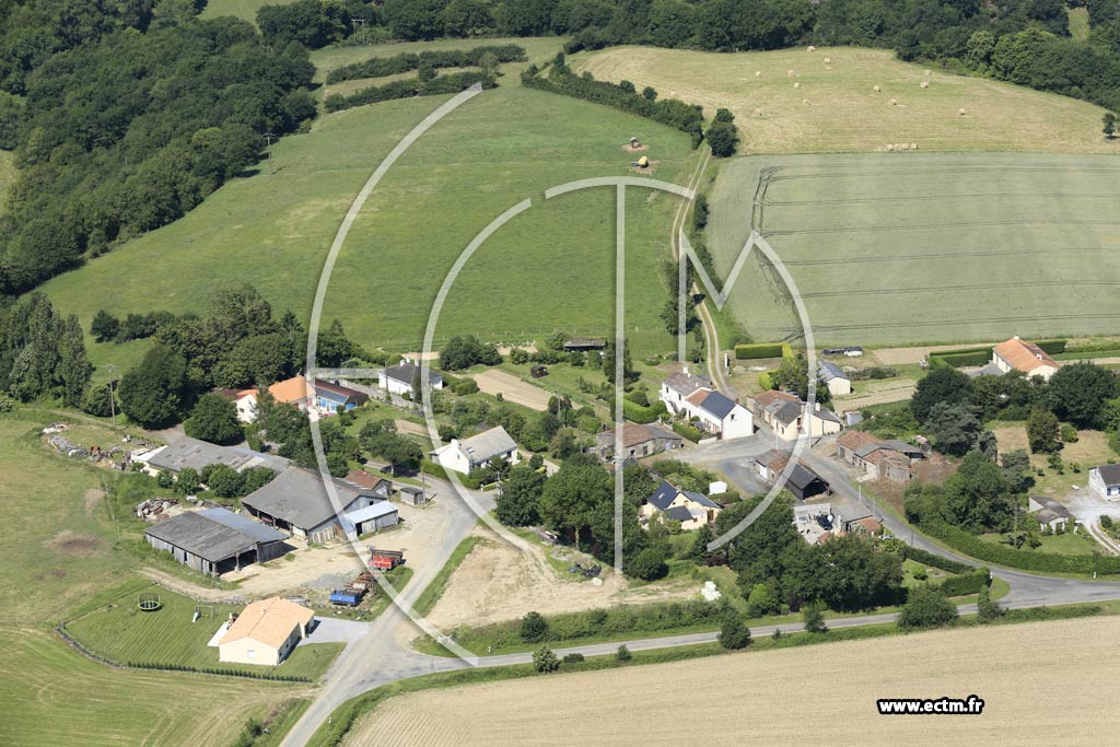 Photo arienne de Couff (le Haut Vieux Couff)