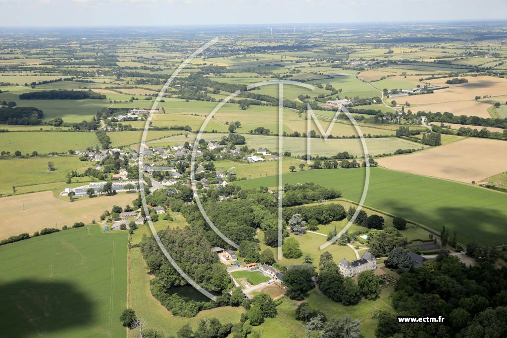 Photo arienne de Mouzeil (Cope-Choux - Bellevue - la Richerais)
