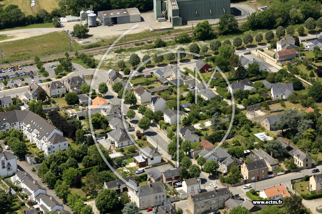 Photo arienne de Nort-sur-Erdre