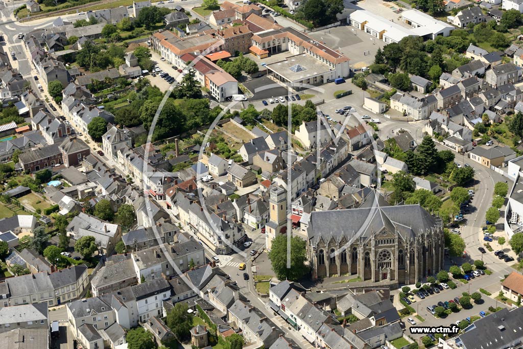 Photo arienne de Nort-sur-Erdre