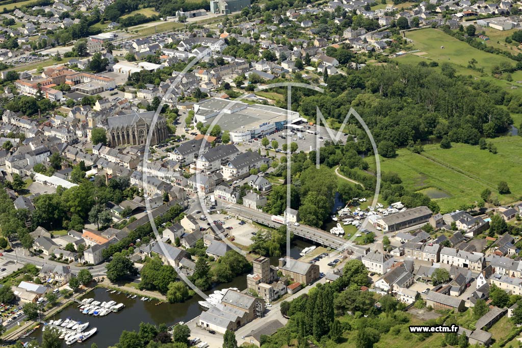 Photo arienne de Nort-sur-Erdre
