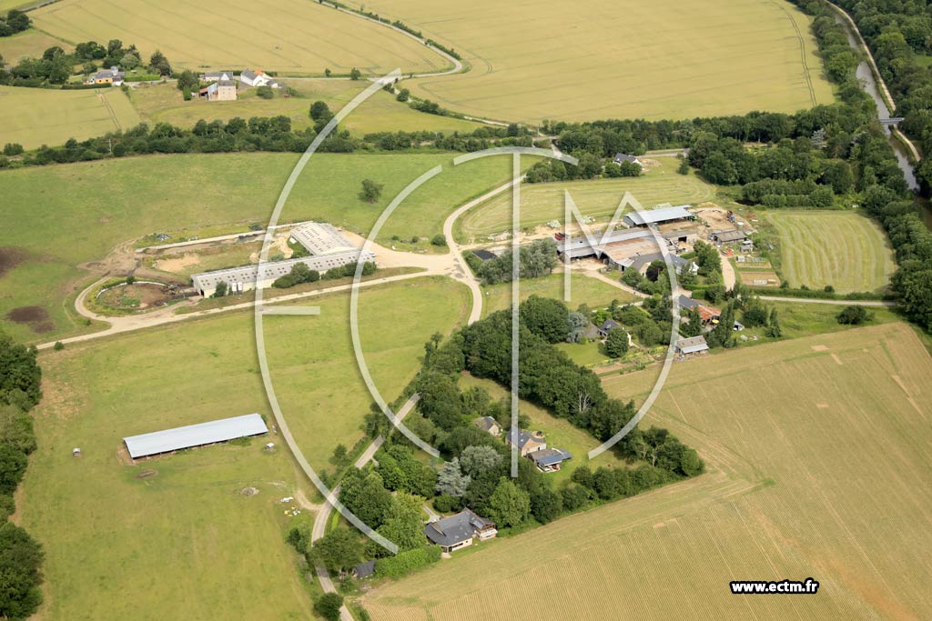 Photo arienne de Nort-sur-Erdre (la Grand Maison - la Blanchetire)
