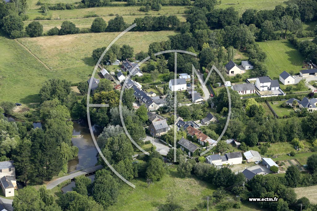 Photo arienne de Nort-sur-Erdre (la Mtairie)