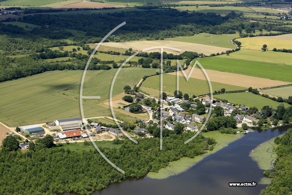 Photo arienne de Nort-sur-Erdre (la Poupinire)