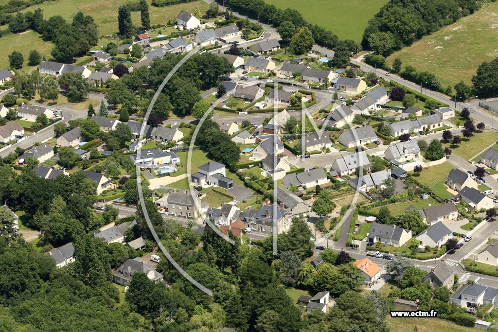 Photo arienne de Nort-sur-Erdre (la Verrire)