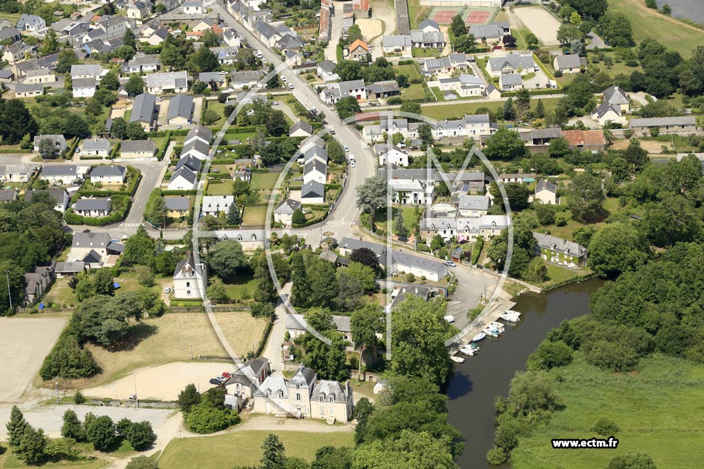 Photo arienne de Nort-sur-Erdre (Sud)