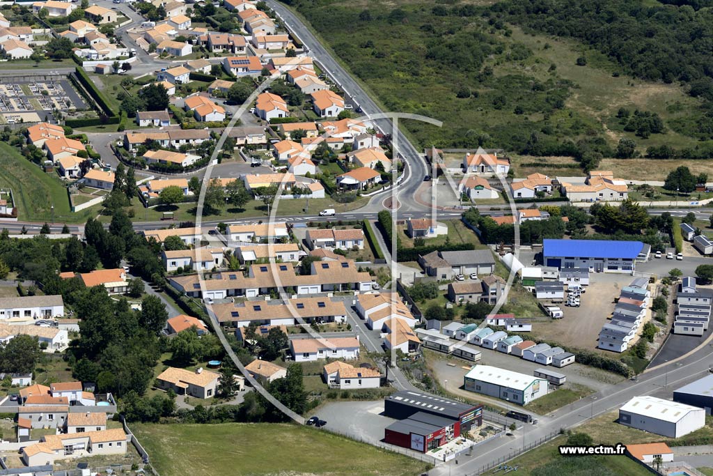 Photo arienne de Brem-sur-Mer