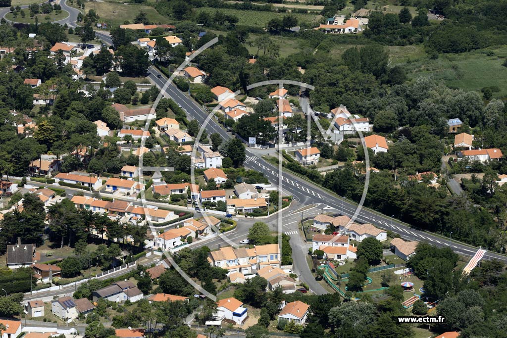 Photo arienne de Bretignolles-sur-Mer (la Garenne)