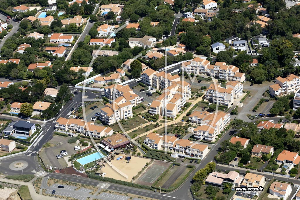 Photo arienne de Le Chteau-d'Olonne (Domaine de la Pironnire)