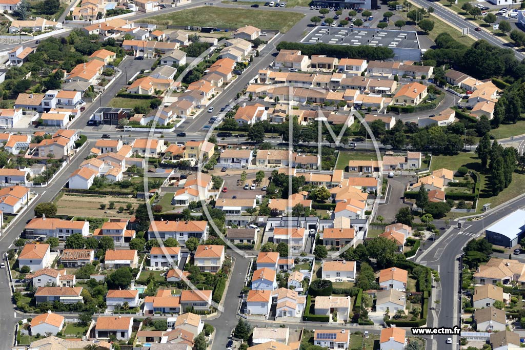 Photo arienne de Le Chteau-d'Olonne (la Marcellire)